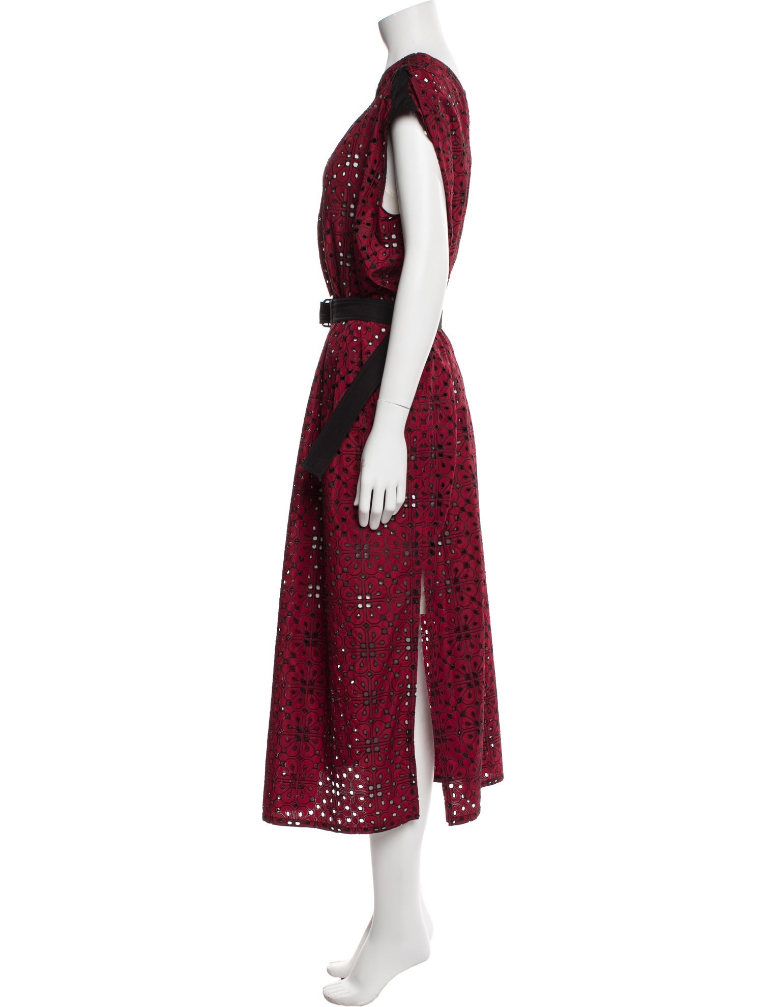Mantu Polka Dot Print Long Dress