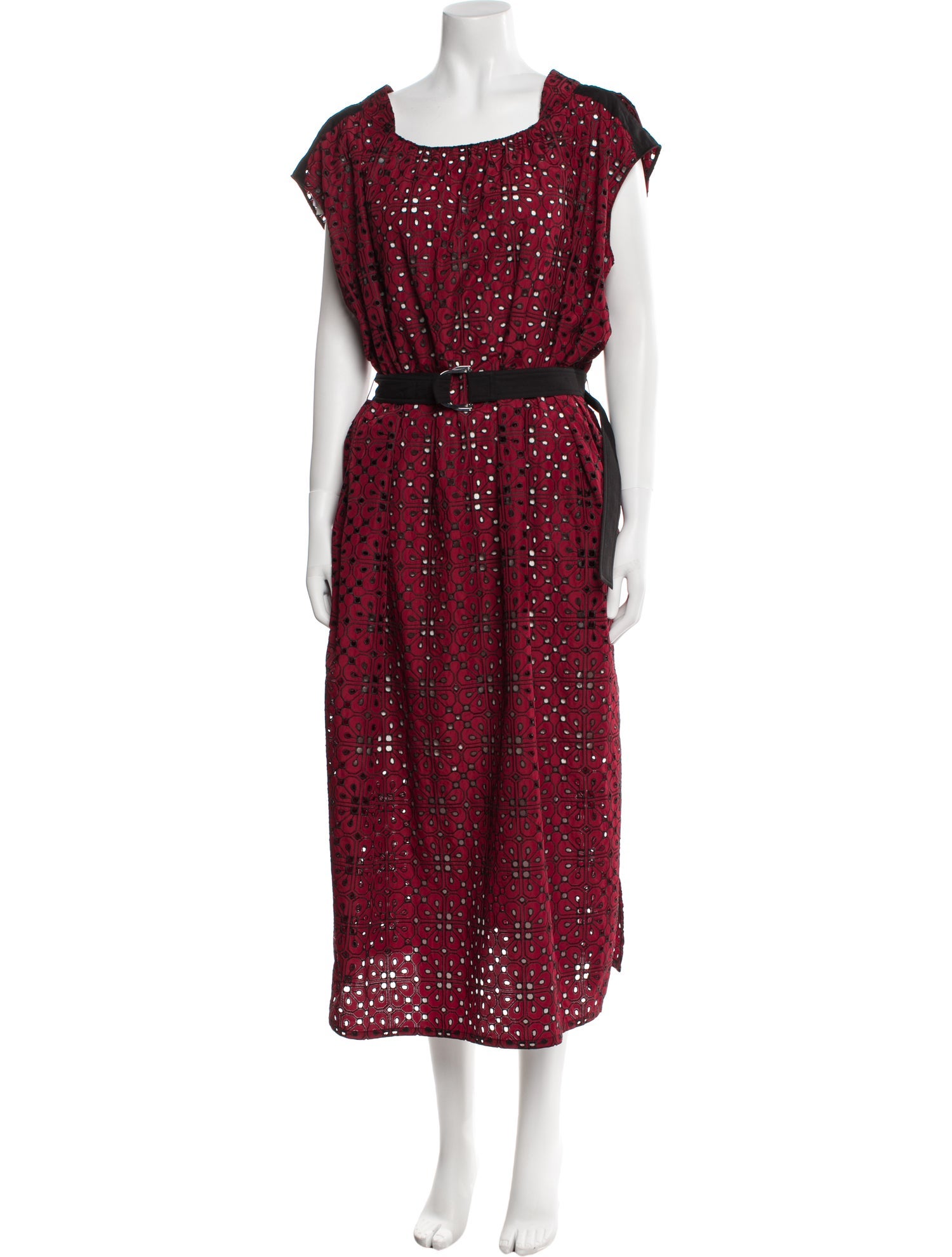 Mantu Polka Dot Print Long Dress