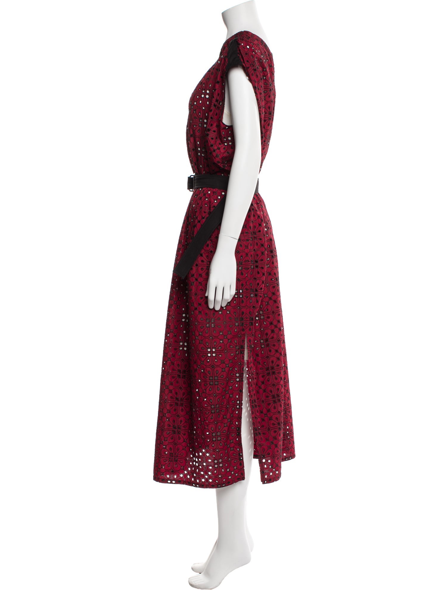 Mantu Polka Dot Print Long Dress