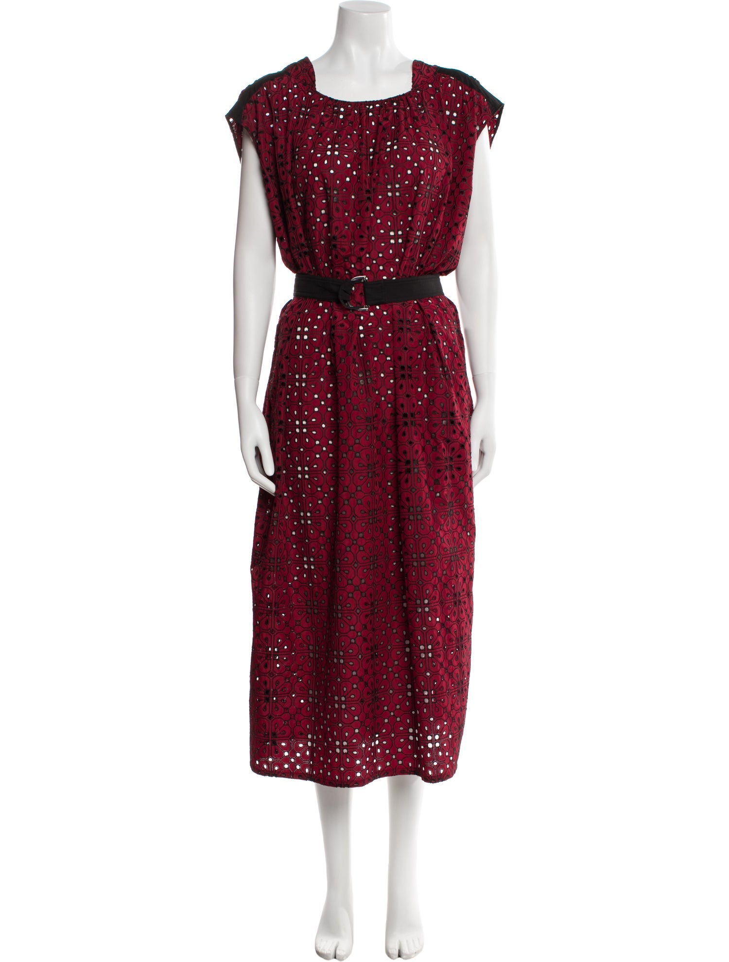 Mantu Polka Dot Print Long Dress