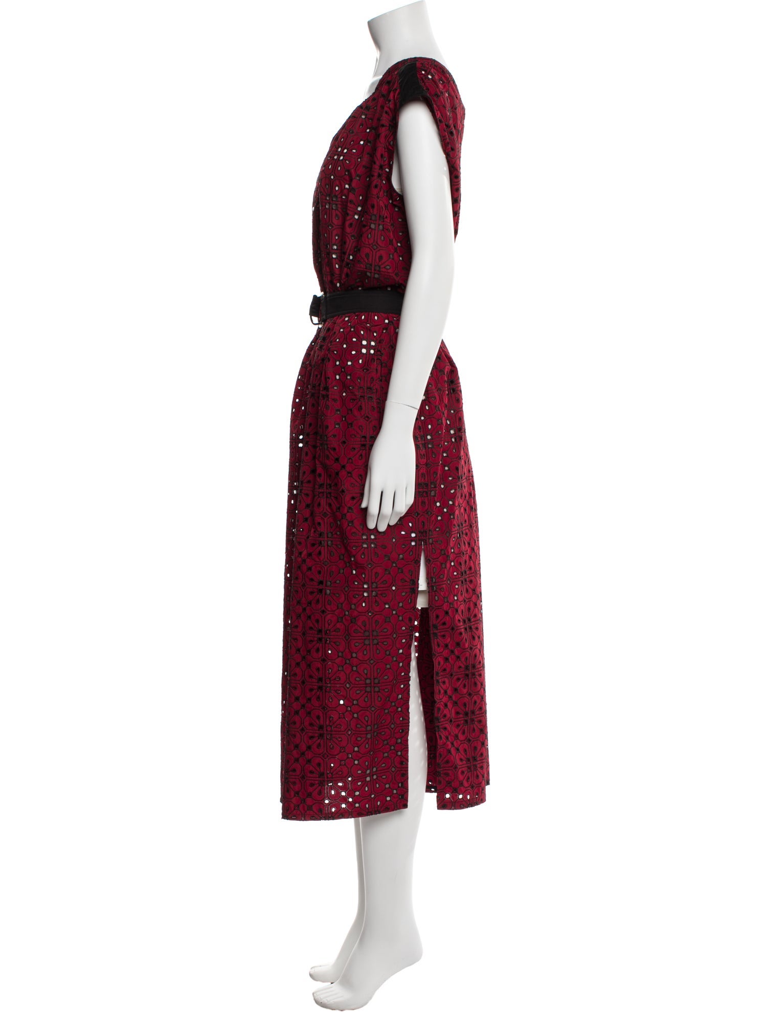 Mantu Polka Dot Print Long Dress