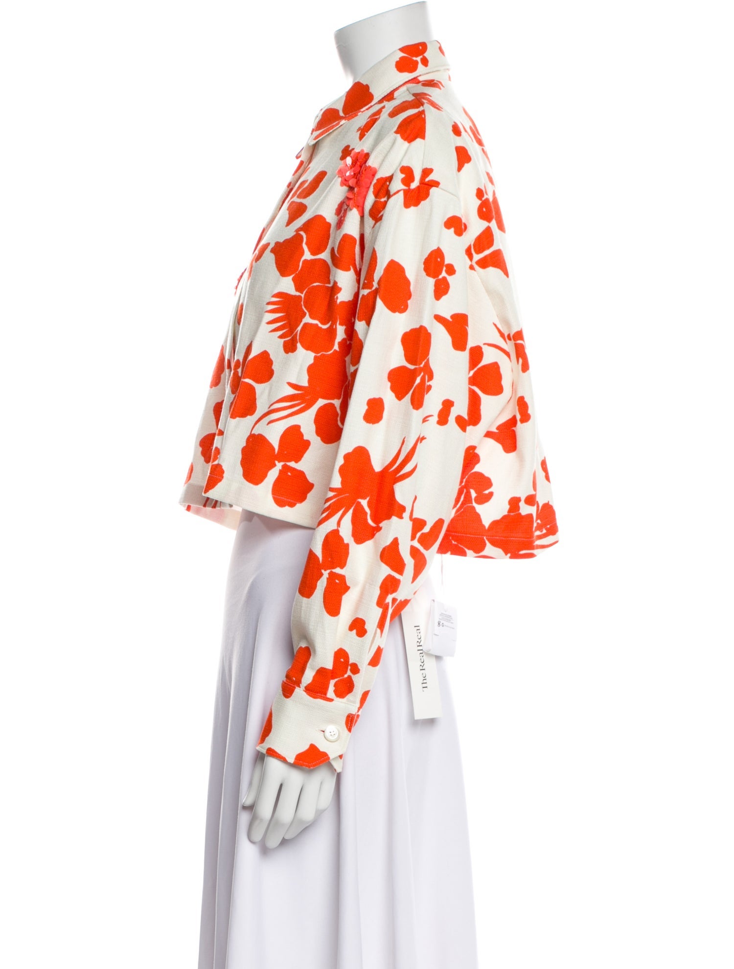 Mantu Floral Print Evening Jacket