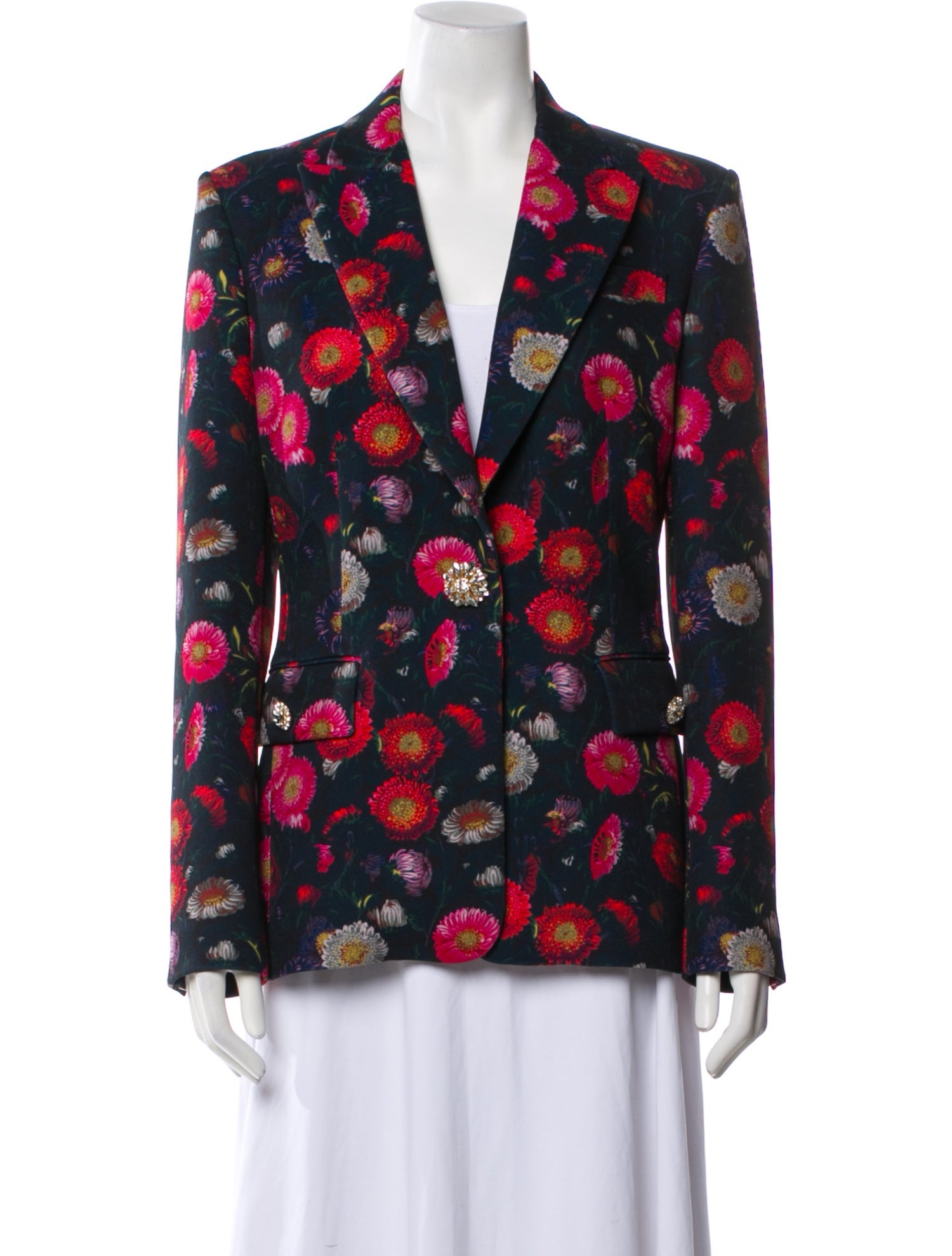 Mantu Floral Print Blazer