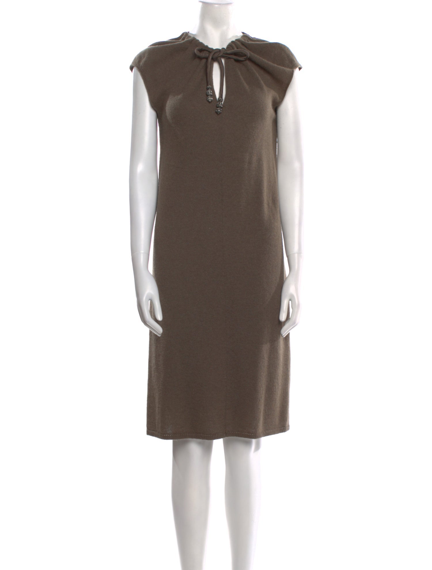Mantu Cashmere Knee-Length Dress
