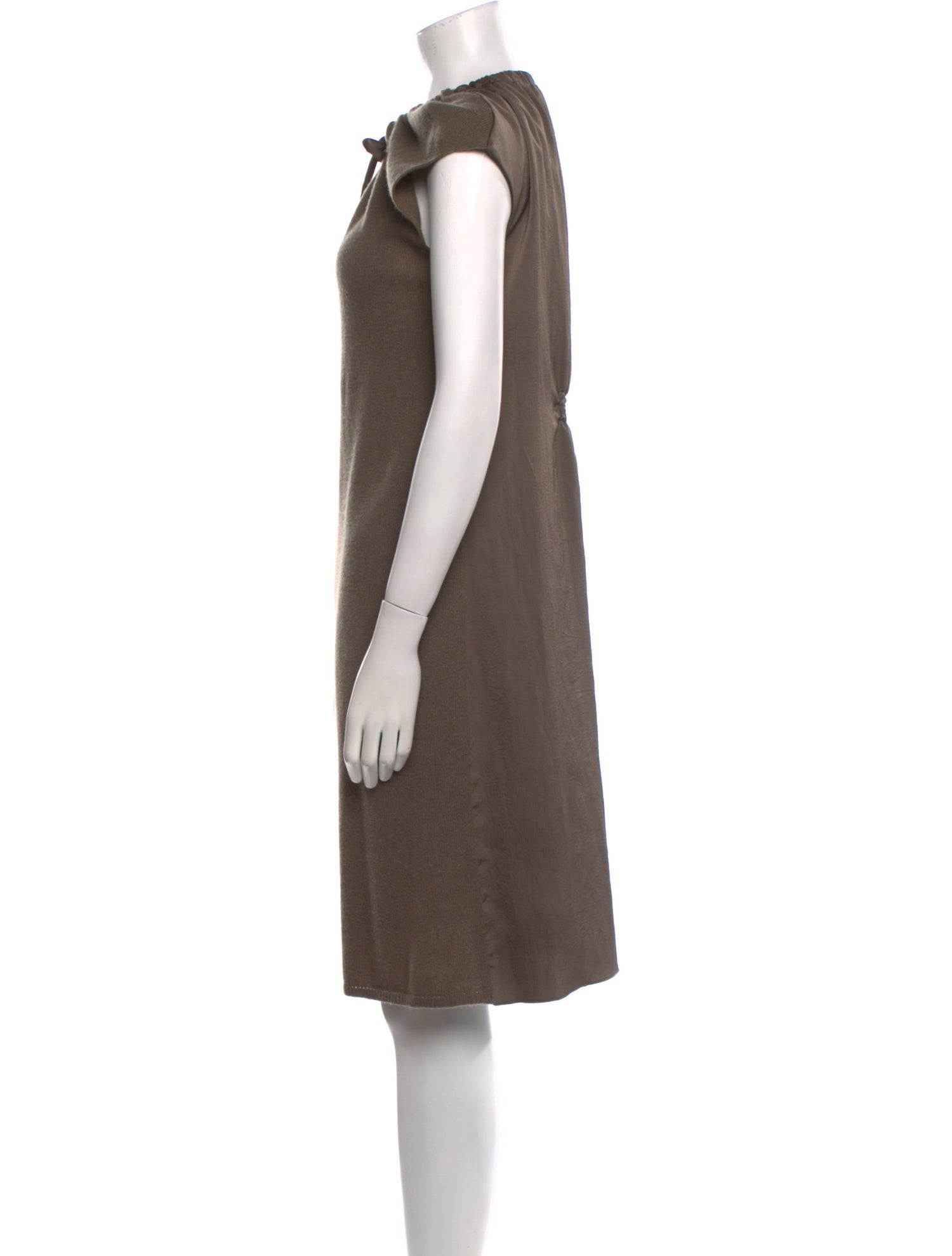 Mantu Cashmere Knee-Length Dress