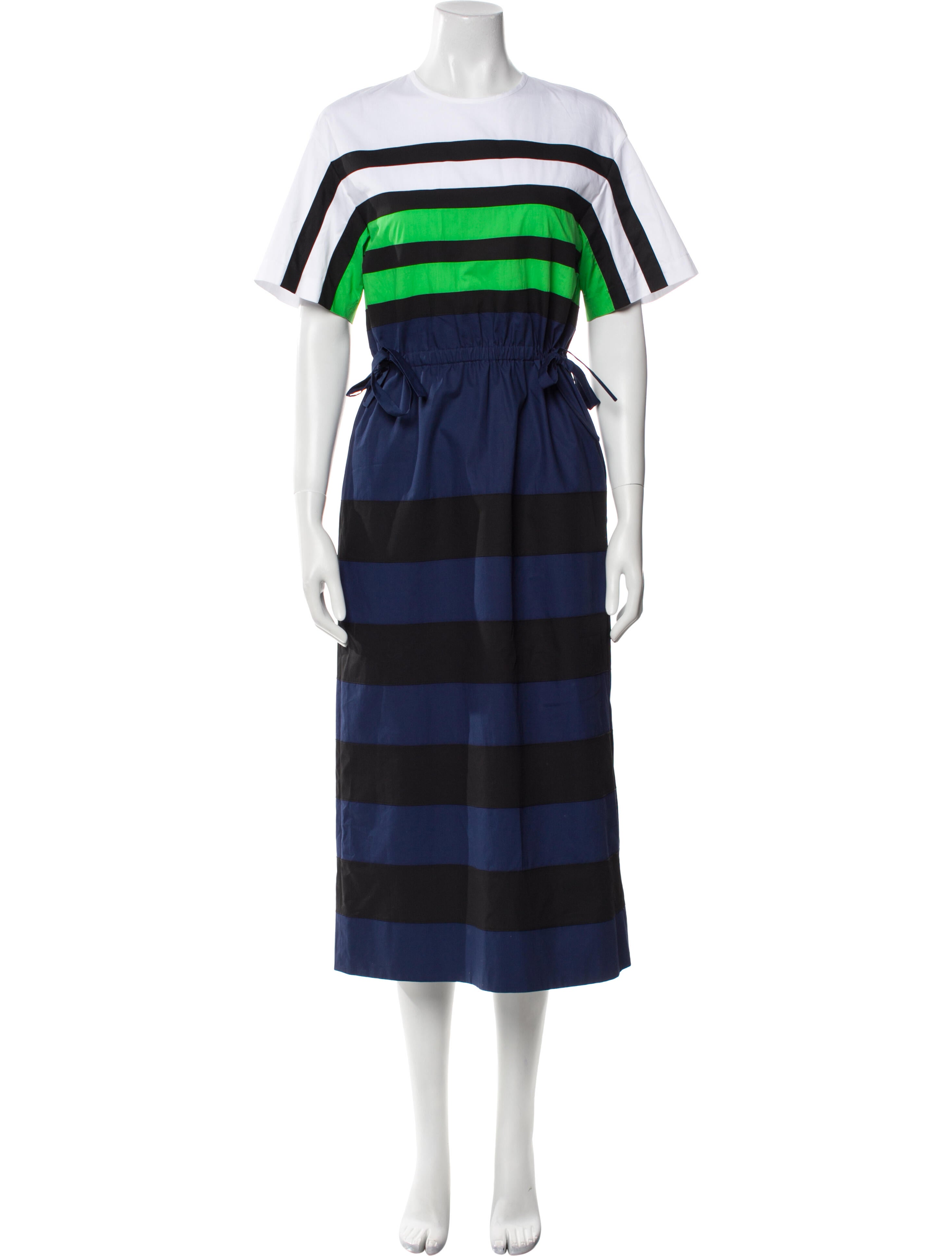 Mantu Striped Midi Length Dress w/ Tags