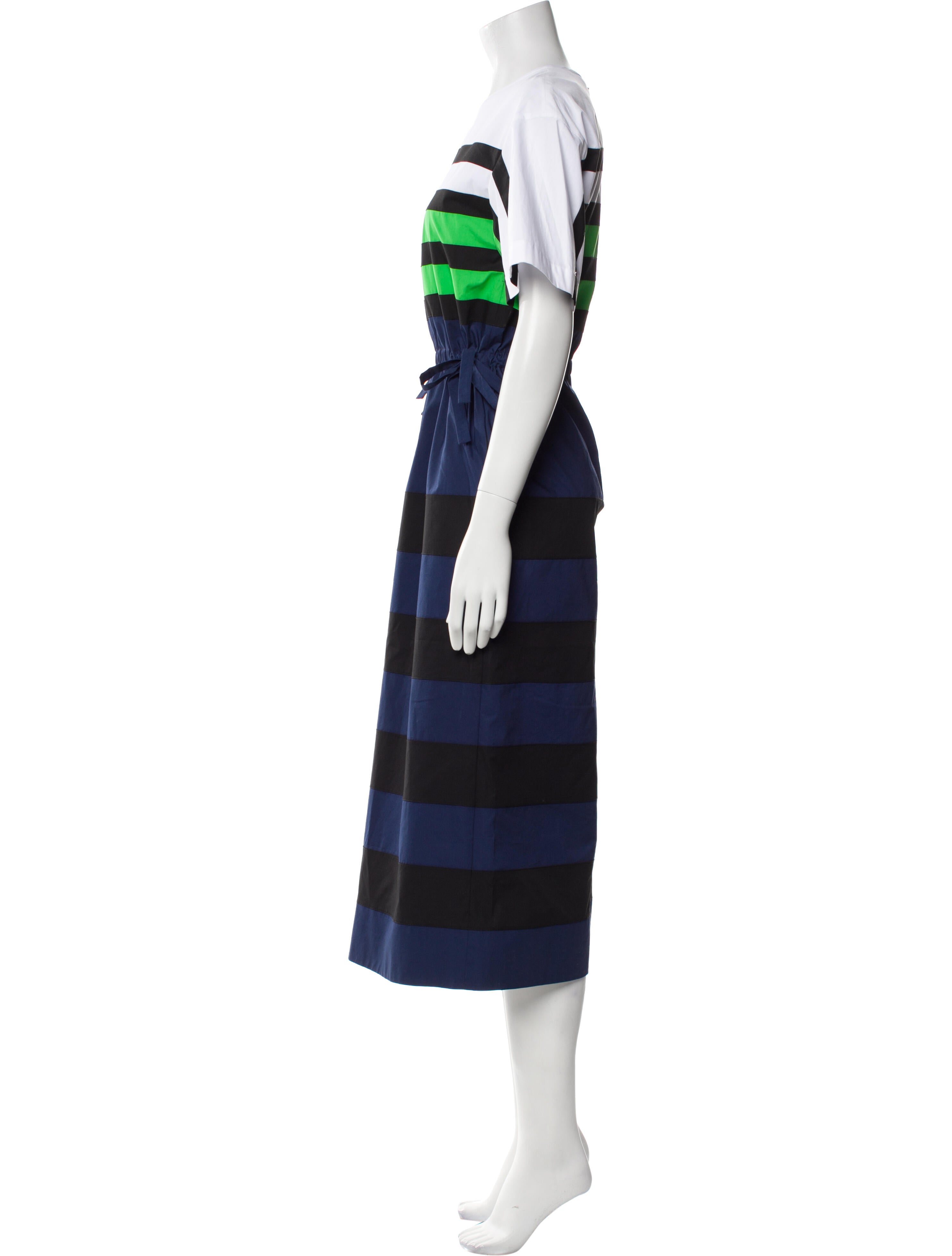 Mantu Striped Midi Length Dress w/ Tags