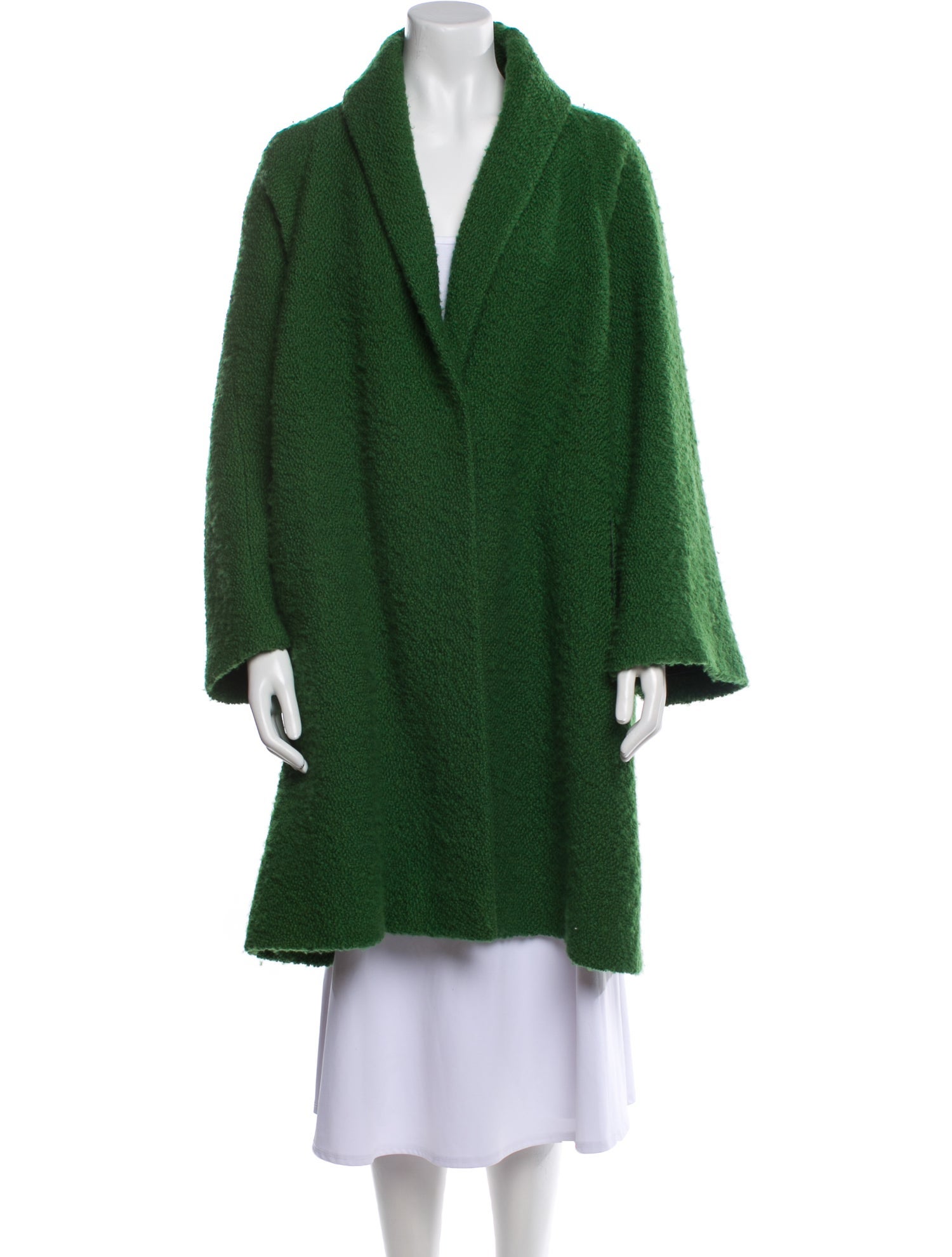 Mantu Wool Tweed Pattern Coat