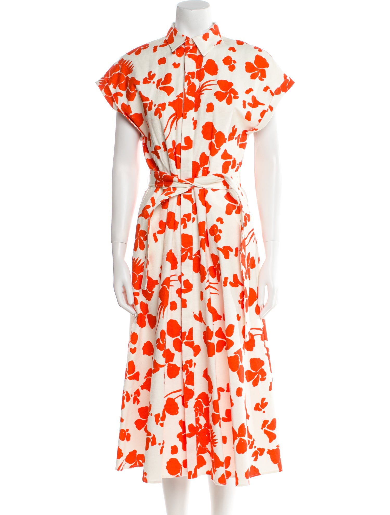 Mantu Floral Print Midi Length Dress w/ Tags