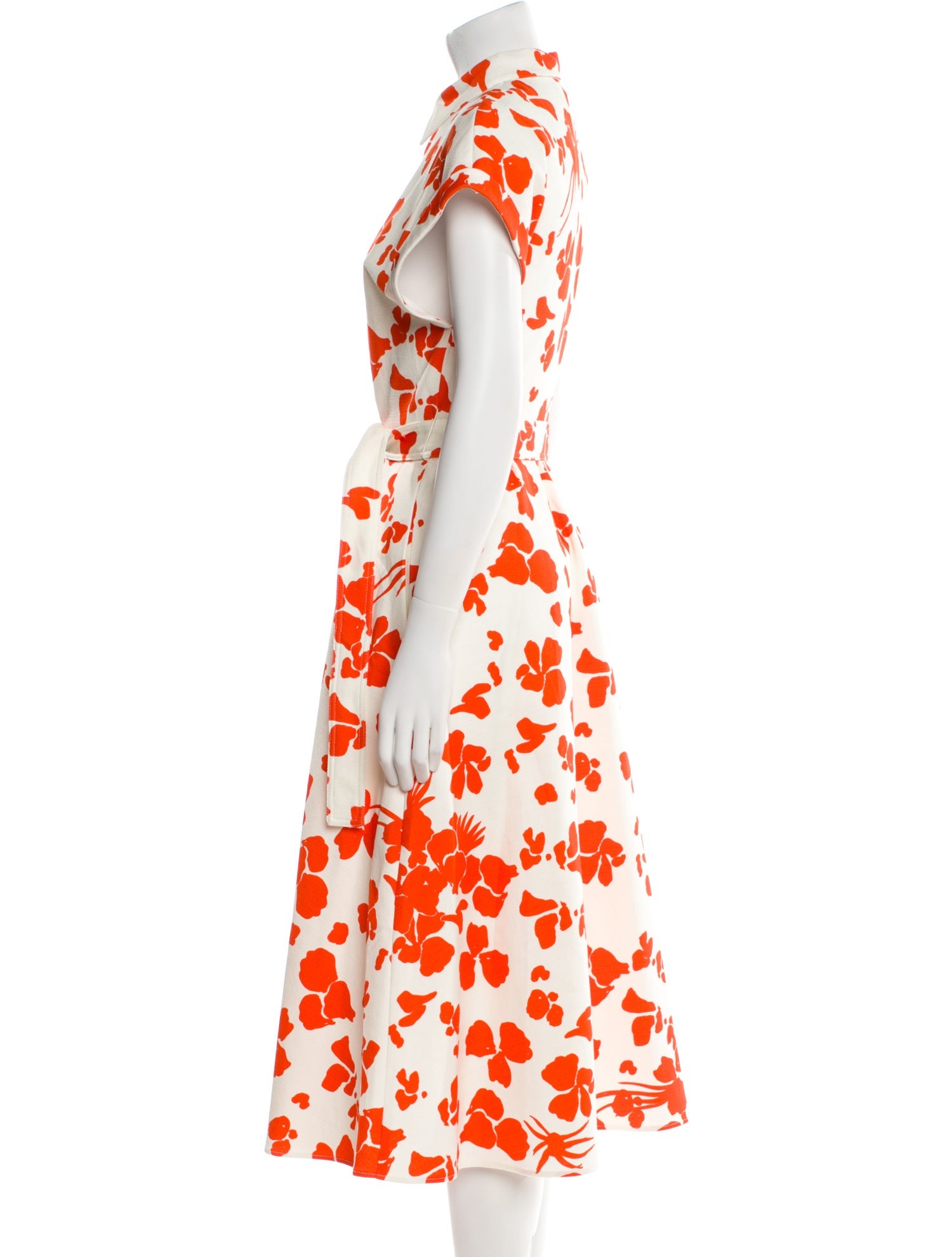 Mantu Floral Print Midi Length Dress w/ Tags