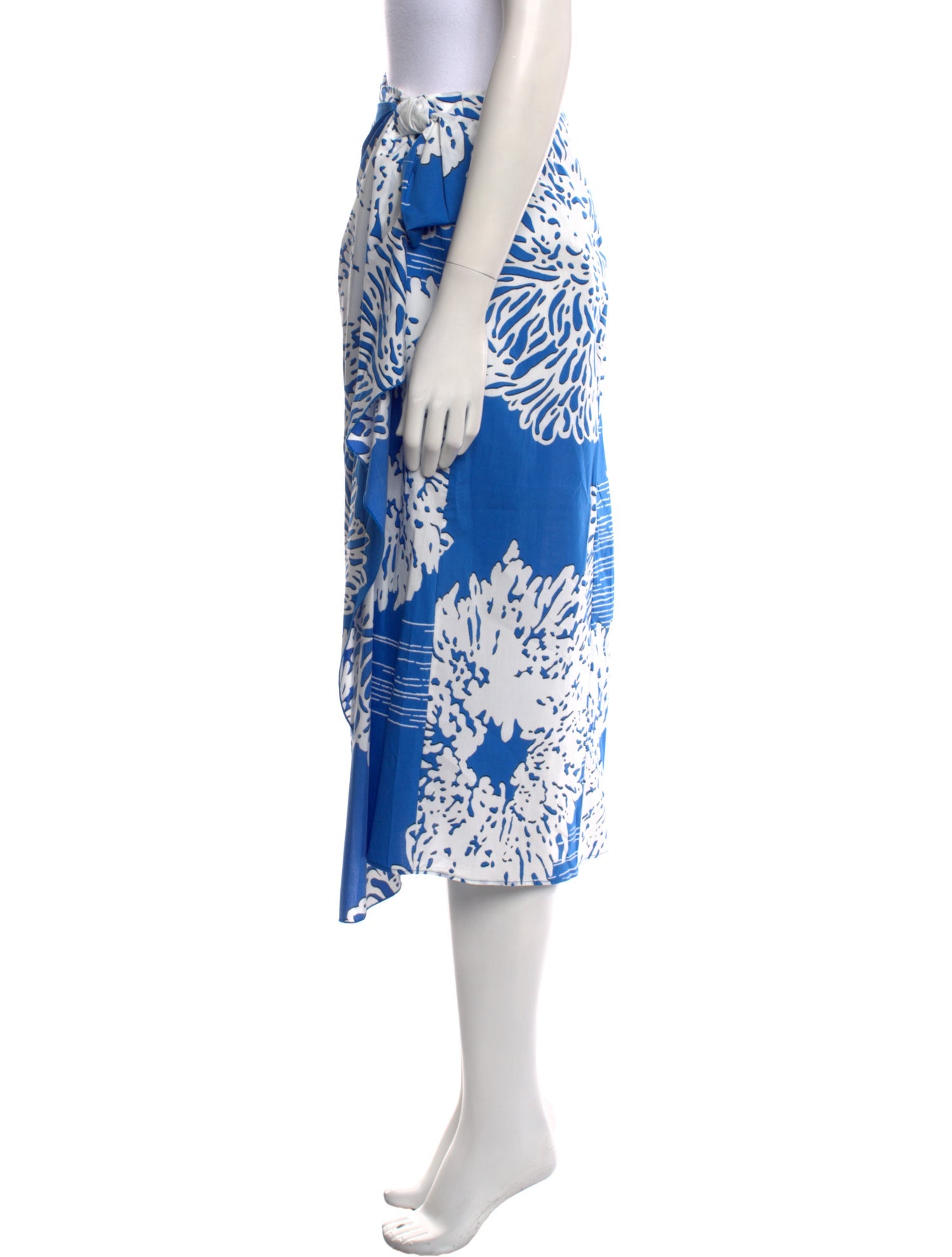 Mantu Floral Print Midi Length Skirt