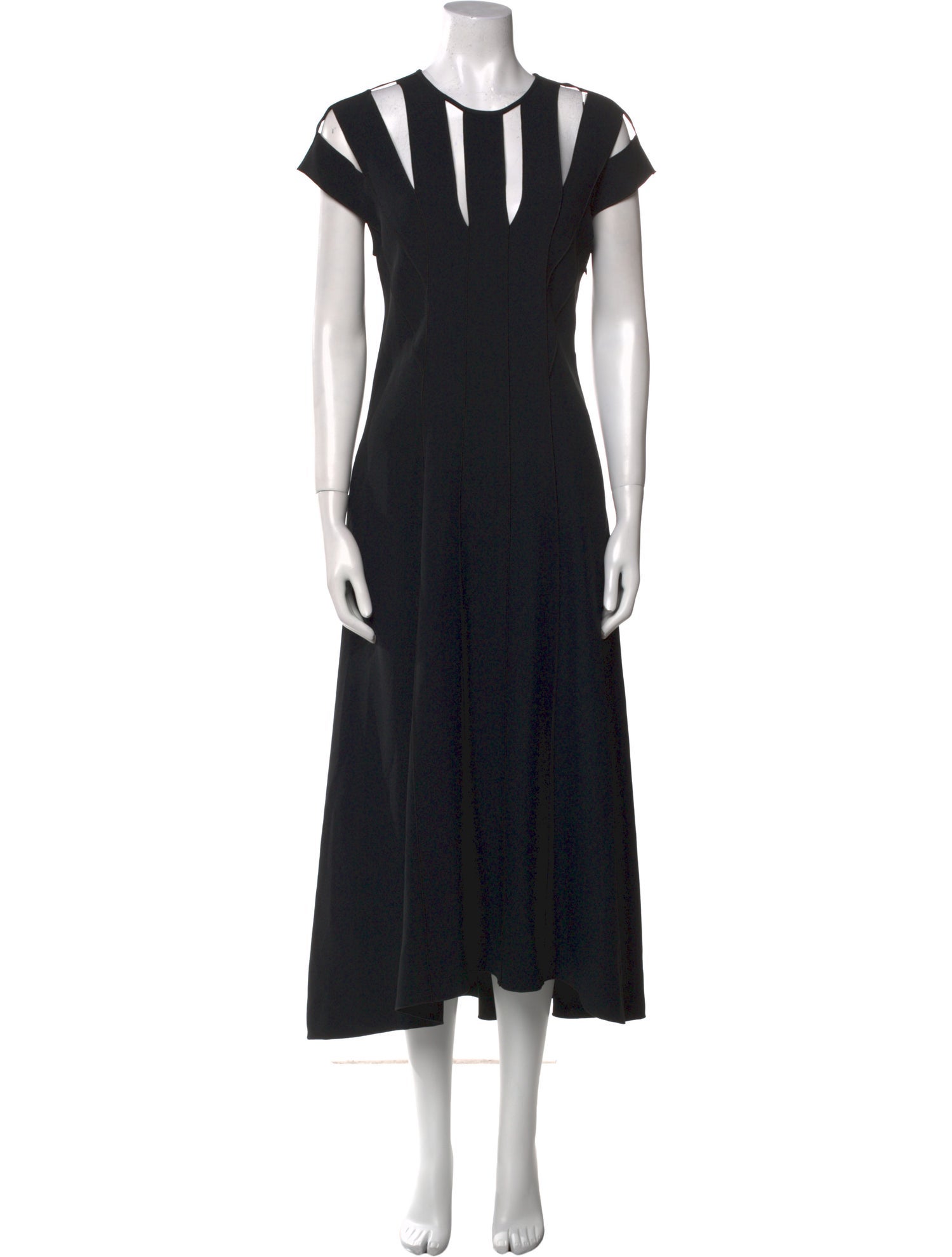 Mantu Crew Neck Long Dress