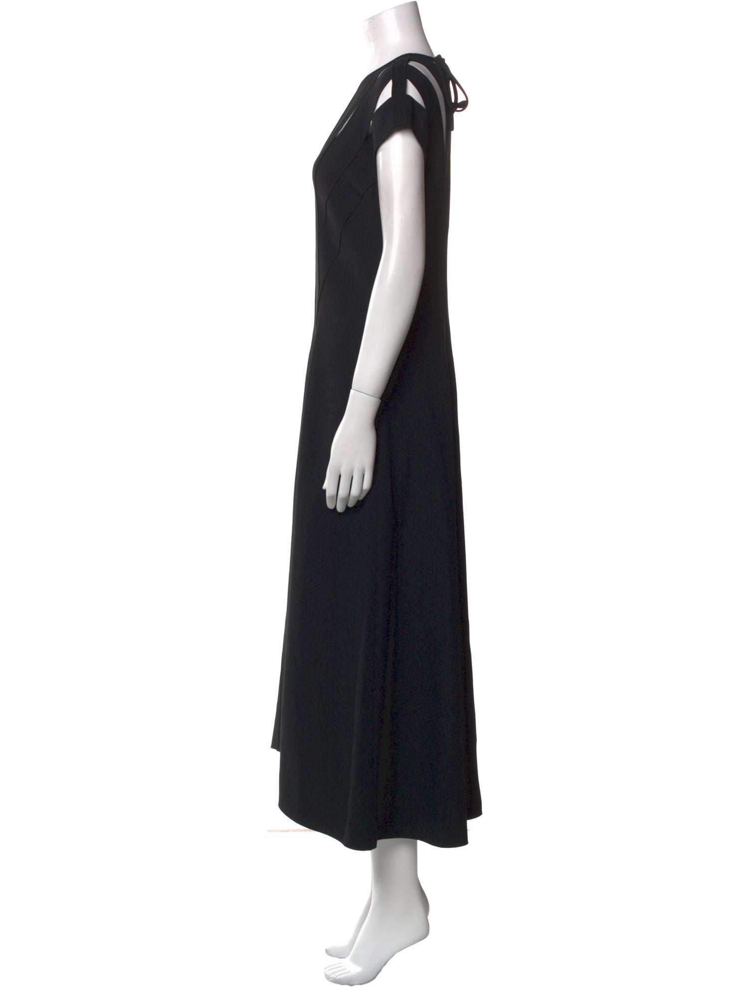 Mantu Crew Neck Long Dress