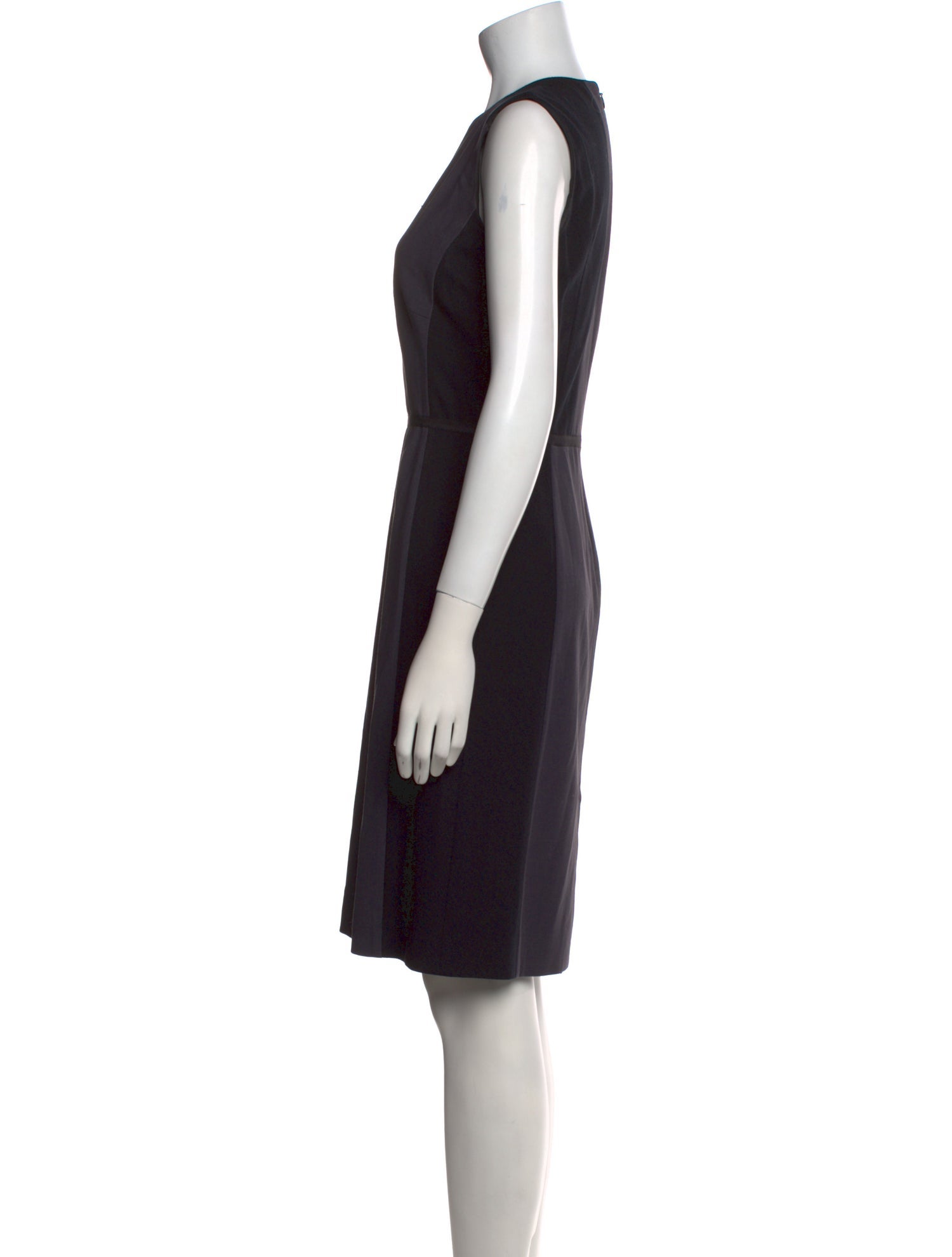Mantu Crew Neck Knee-Length Dress
