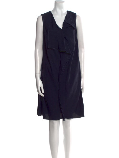 Mantu V-Neck Knee-Length Dress