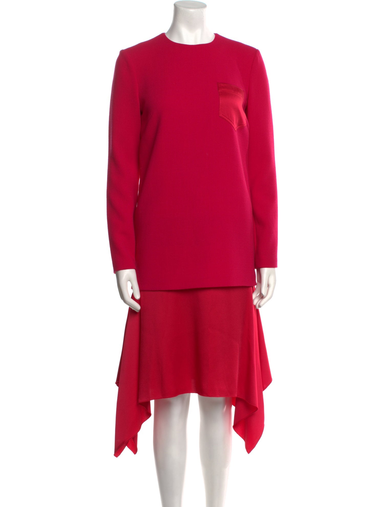 Mantu Virgin Wool Knee-Length Dress