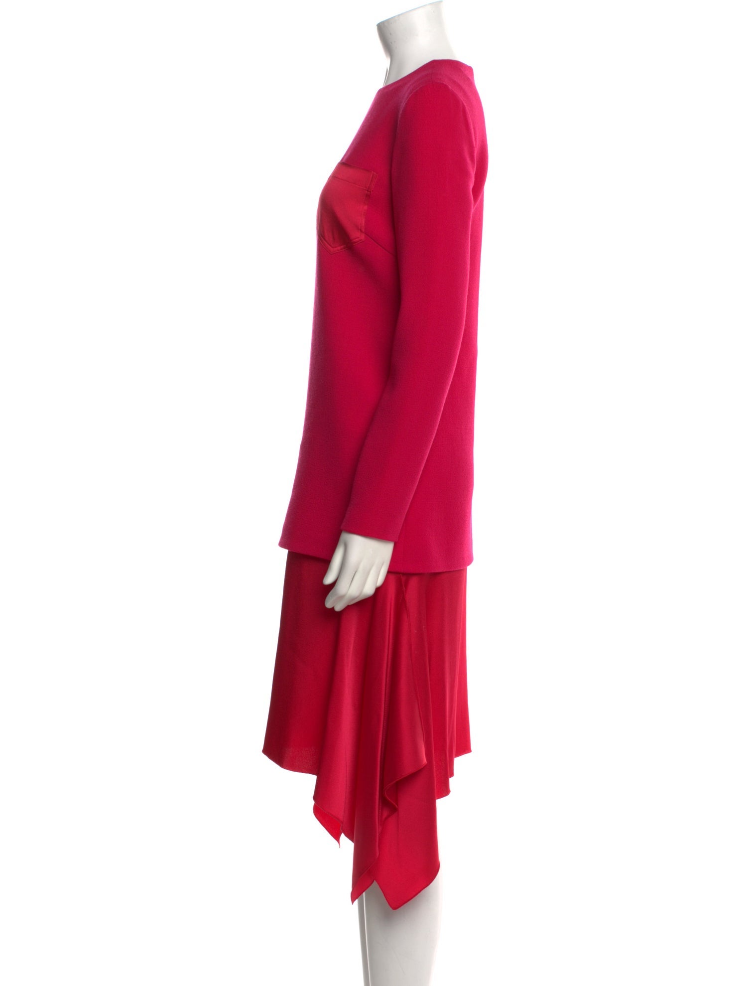 Mantu Virgin Wool Knee-Length Dress