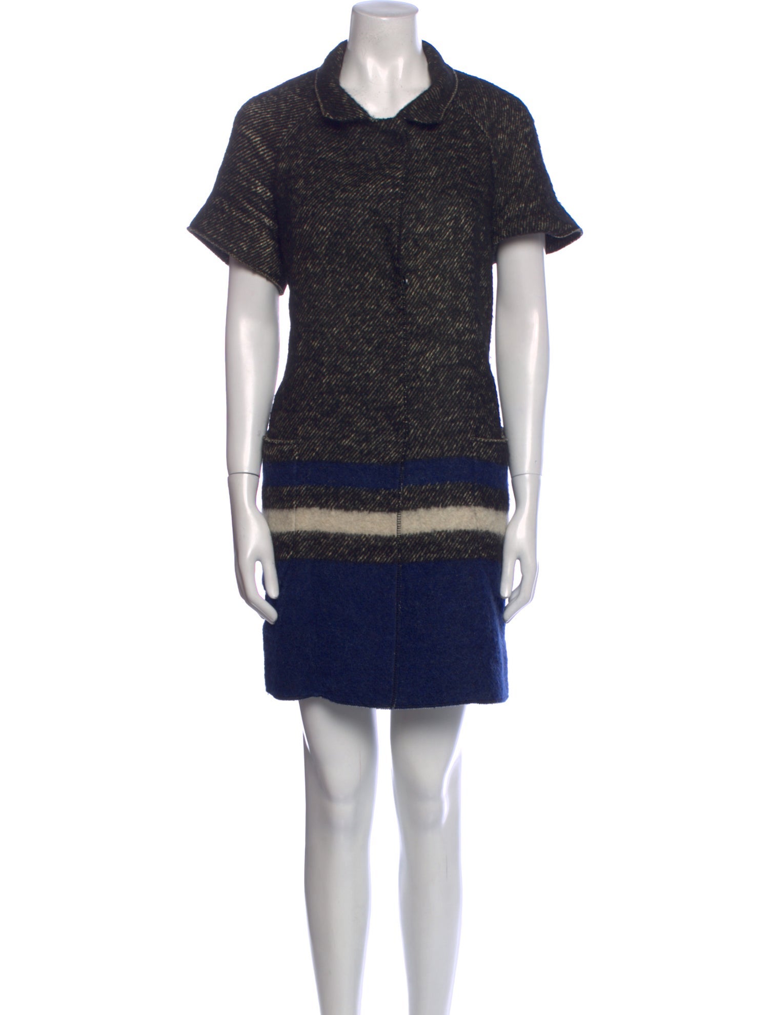 Mantu Striped Mini Dress