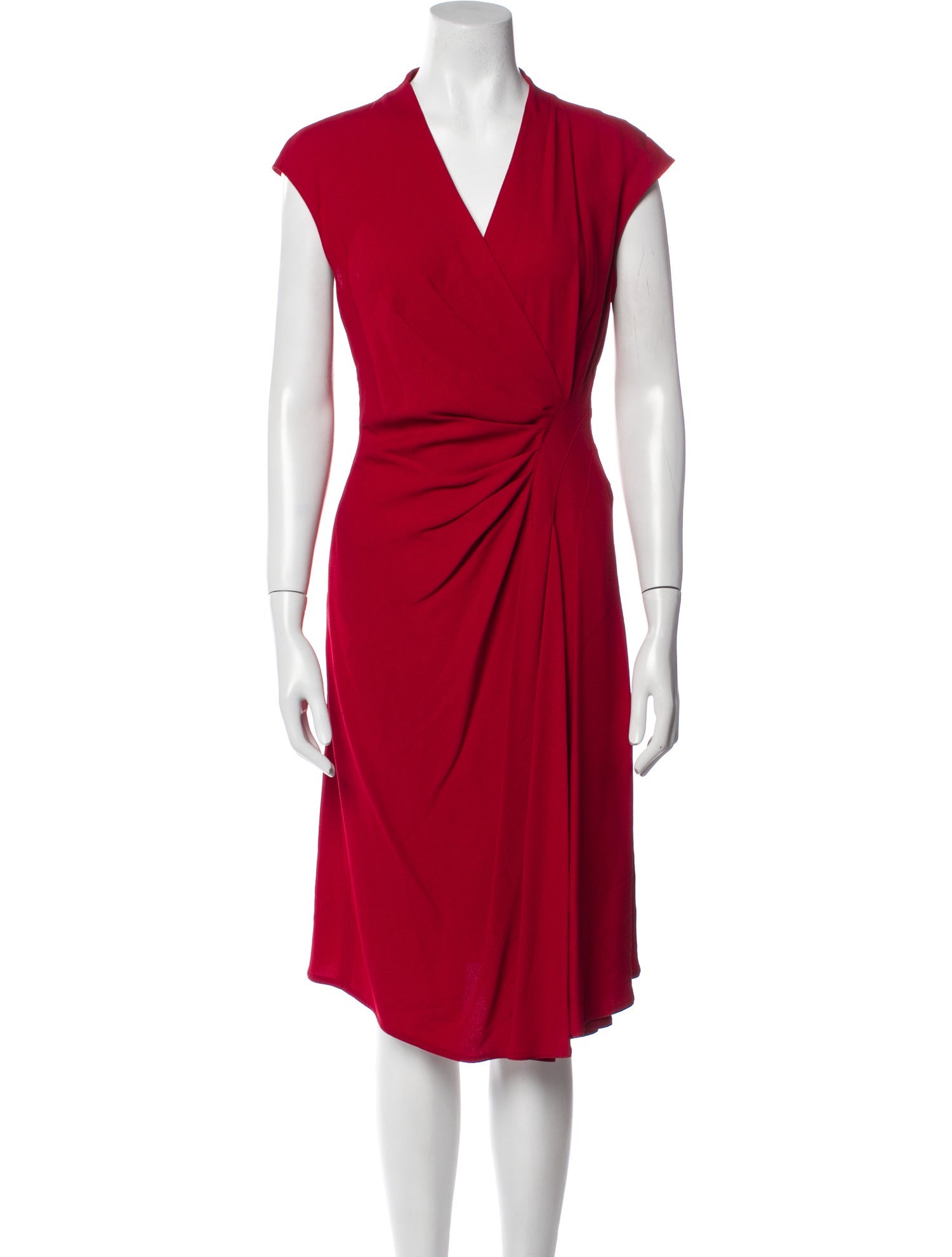 Mantu V-Neck Knee-Length Dress