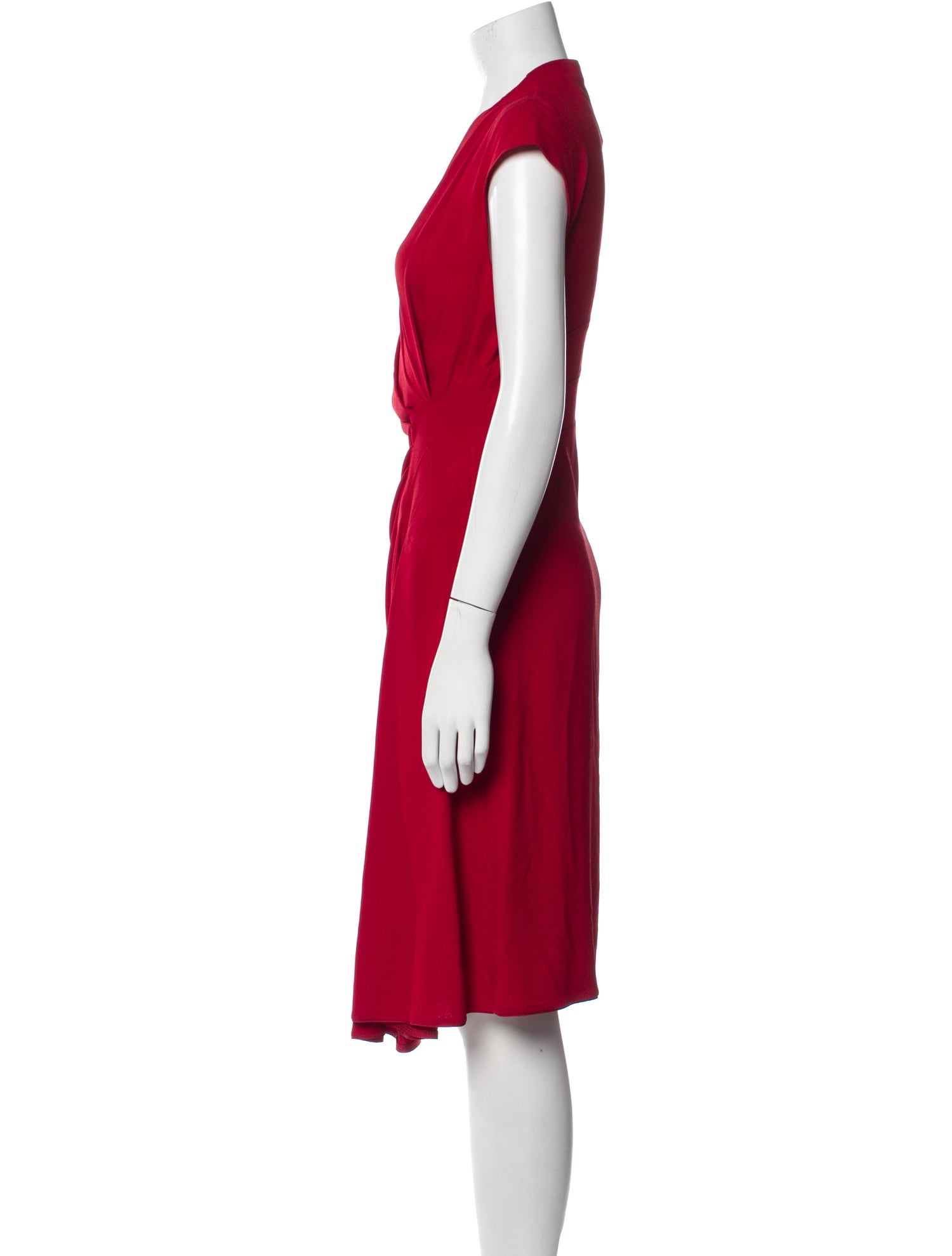 Mantu V-Neck Knee-Length Dress