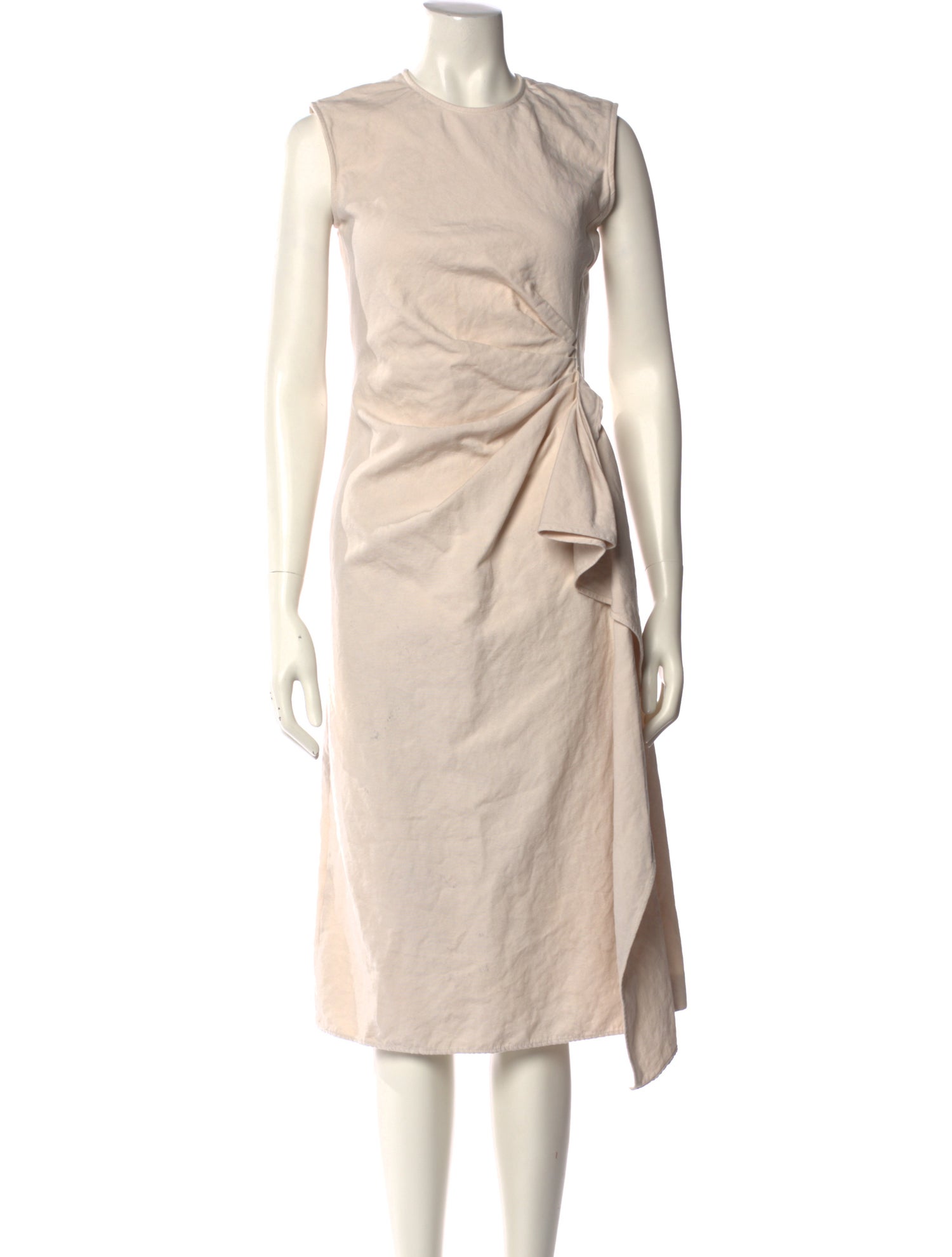 Mantu Crew Neck Midi Length Dress