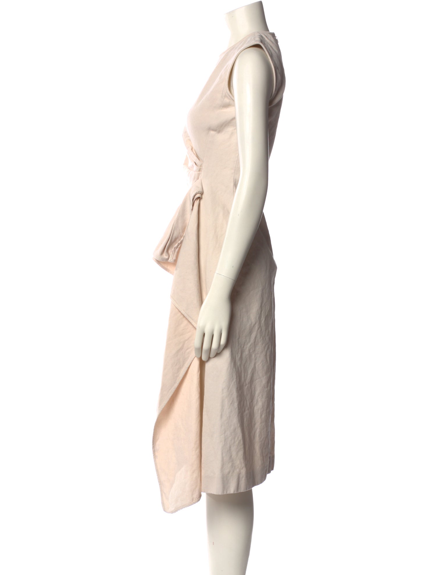 Mantu Crew Neck Midi Length Dress