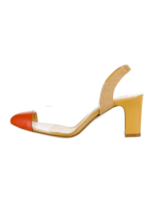 Maryam Nassir Zadeh PVC Slingback Pumps Clear