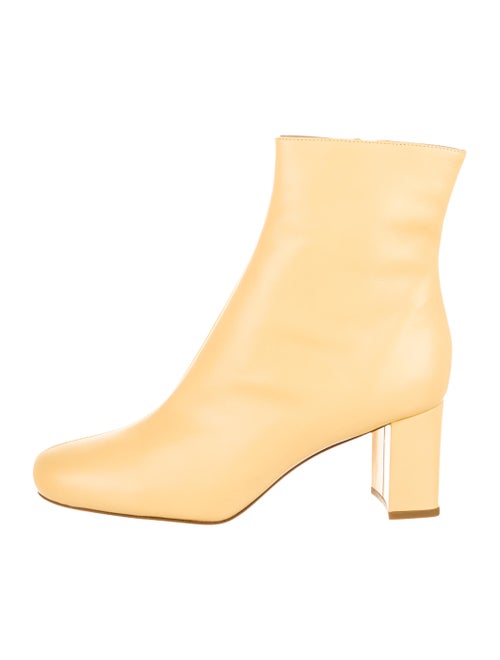 Maryam Nassir Zadeh Leather Round-Toe Boots w/ Tag