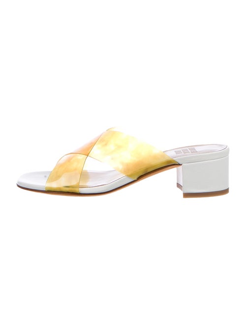 Maryam Nassir Zadeh Leather Slides White
