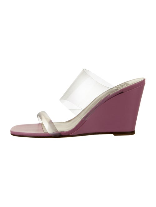 Maryam Nassir Zadeh Leather Slides Pink