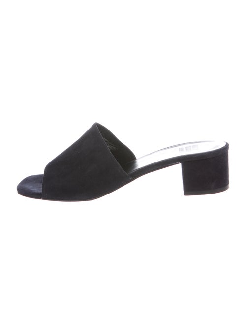 Maryam Nassir Zadeh Suede Slides Blue