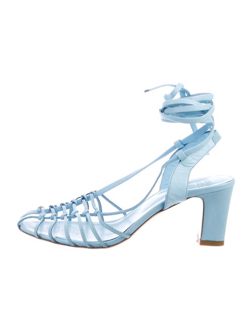Maryam Nassir Zadeh Leather Sandals Blue