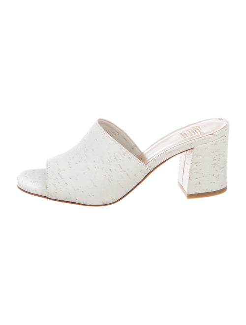 Maryam Nassir Zadeh Suede Slides White