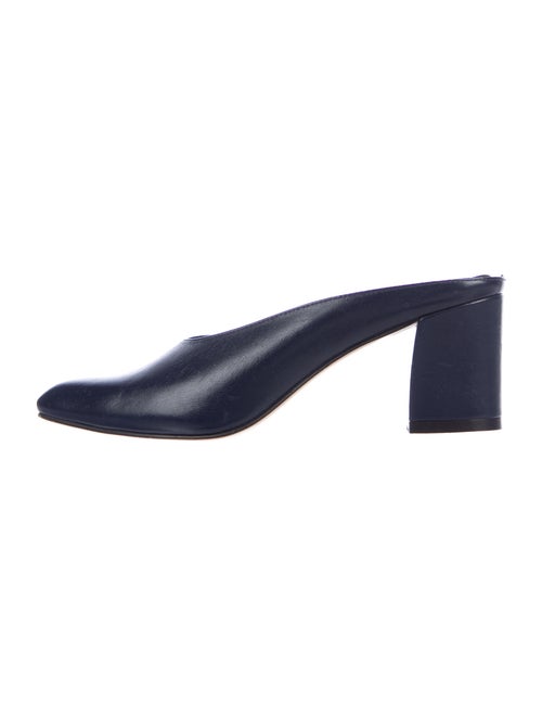 Maryam Nassir Zadeh Leather Mules Blue