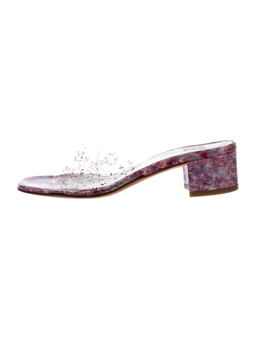 Maryam Nassir Zadeh Printed Slides Pink
