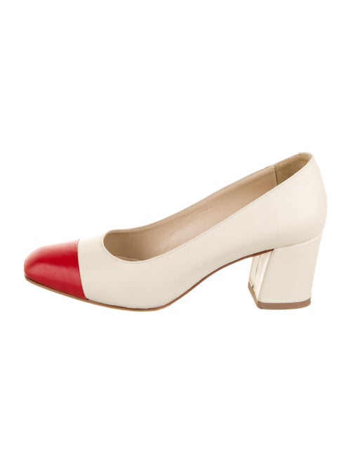 Maryam Nassir Zadeh Leather Colorblock Pattern Pum