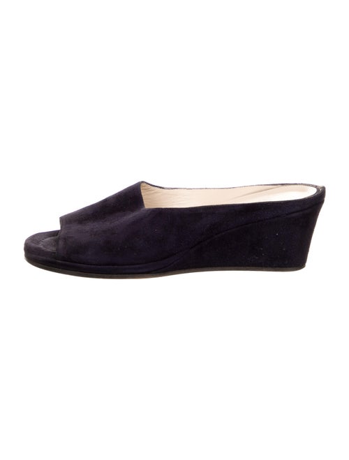 Maryam Nassir Zadeh Suede Slides Black