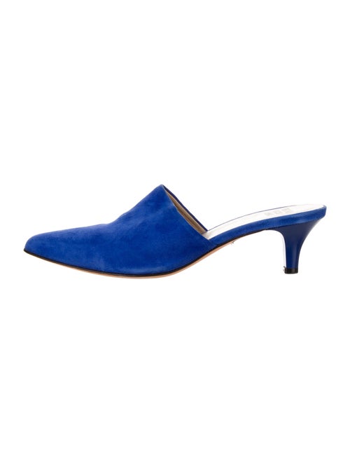 Maryam Nassir Zadeh Suede Mules Blue
