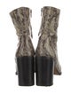 Maryam Nassir Zadeh Patent Leather Animal Print Boots
