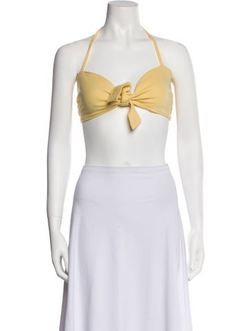 Maryam Nassir Zadeh Tops Wool Halterneck Crop Top S