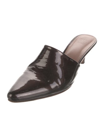 Maryam Nassir Zadeh Patent Leather Mules