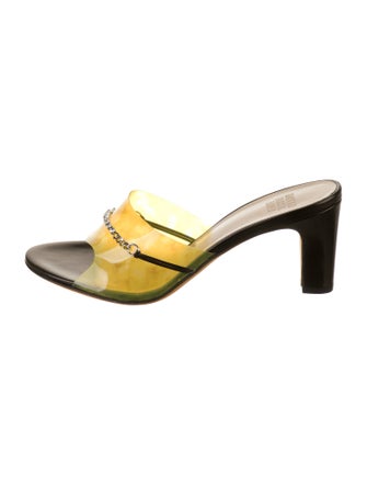 Maryam Nassir Zadeh PVC Crystal Embellishments Slides