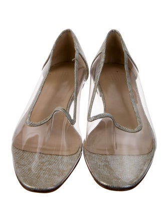 Maryam Nassir Zadeh PVC Animal Print Ballet Flats