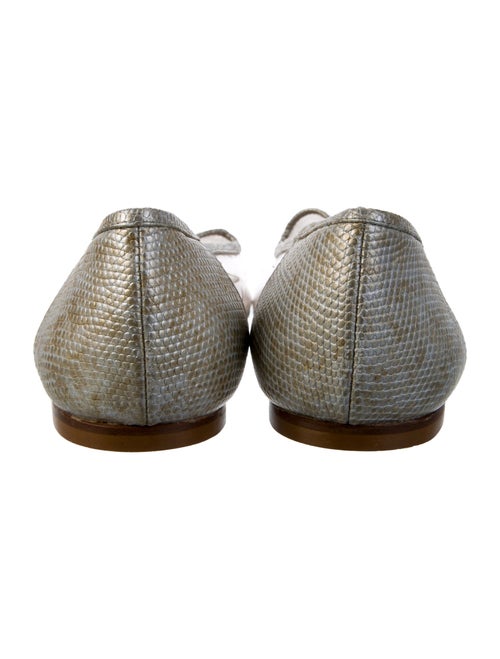 Maryam Nassir Zadeh PVC Animal Print Ballet Flats