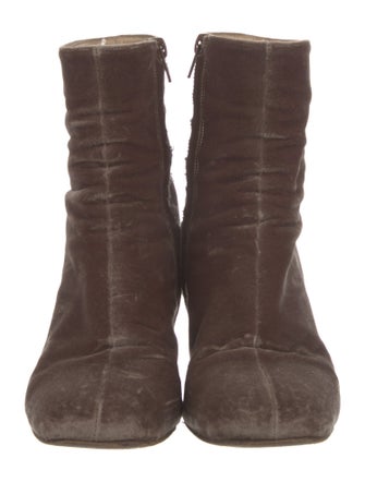 Maryam Nassir Zadeh Velvet Boots