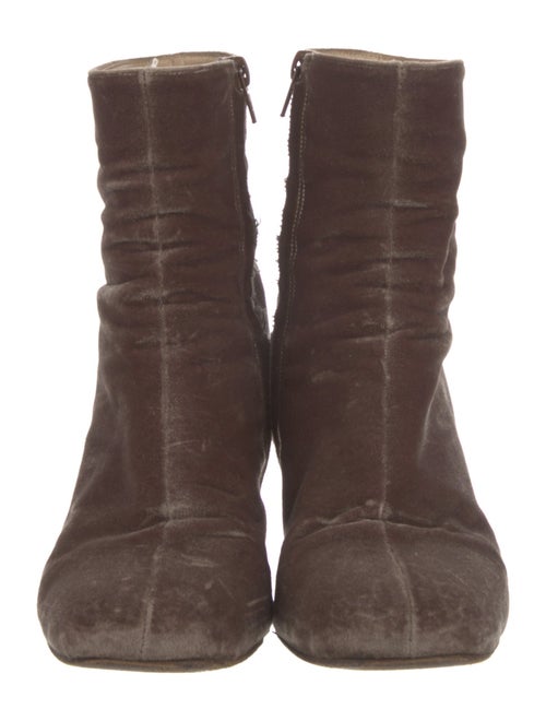 Maryam Nassir Zadeh Velvet Boots