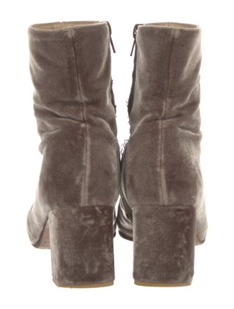 Maryam Nassir Zadeh Velvet Boots