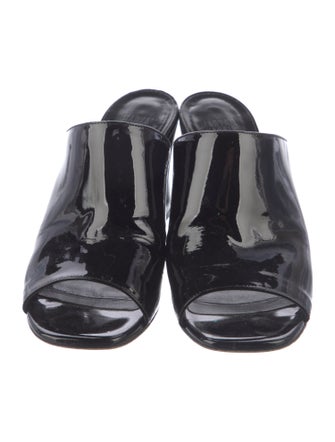 Maryam Nassir Zadeh Patent Leather Slides