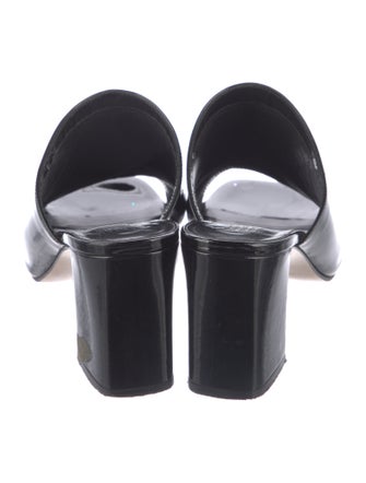 Maryam Nassir Zadeh Patent Leather Slides
