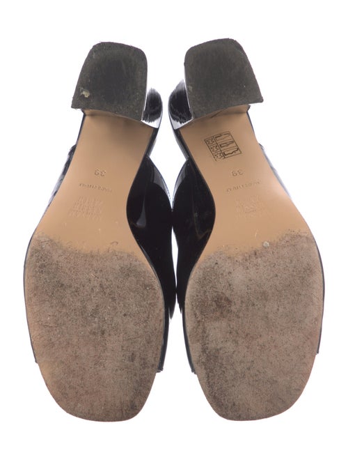 Maryam Nassir Zadeh Patent Leather Slides